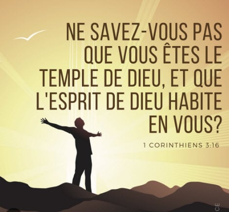Vous êtes le Temple de Dieu