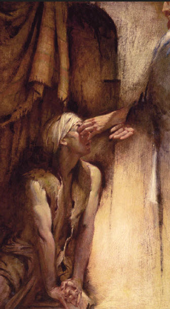 Jésus guéri l'aveugle